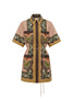 Darcey Mini Dress - Bandana Print
