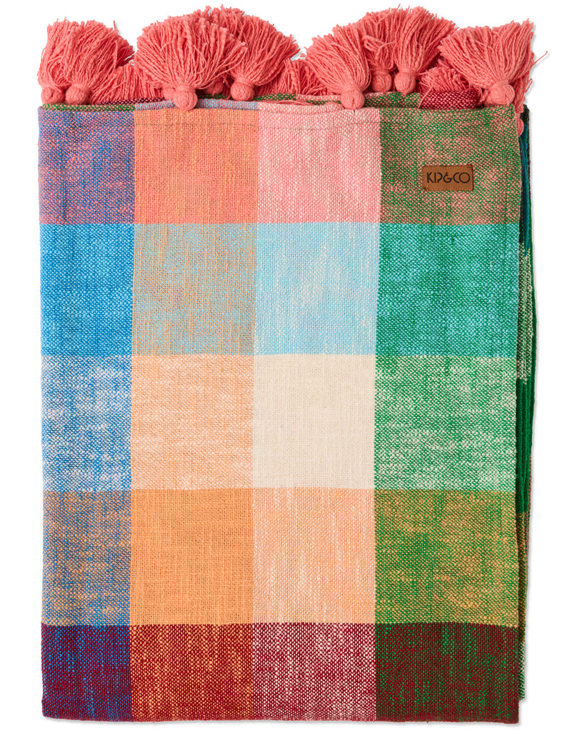 Paloma Tartan Woven Throw