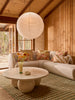 Rosemary Tan 60x40cm Cushion styled