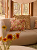 Rushes Wheat 60cm Cushion styled
