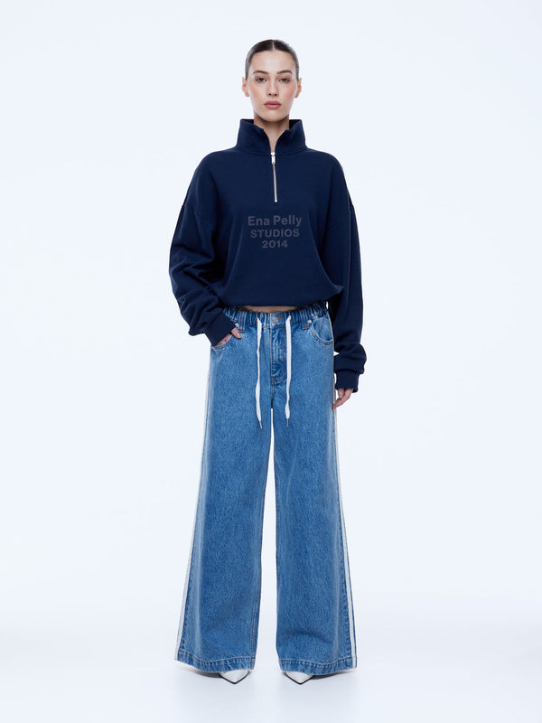 Sophie Wide Leg Jean - Light Indigo