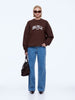 Mila Oversized Sweater - Chocolate/Ena Pelly