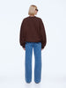 Mila Oversized Sweater - Chocolate/Ena Pelly