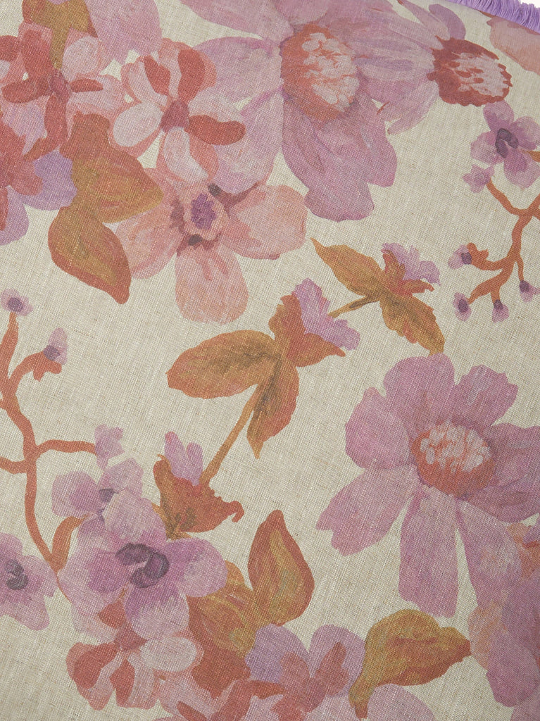 Prairie Lilac 60cm Cushion styled living room