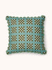 Lattice Blue 60cm Cushion