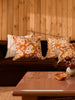 Buttercup Rust 60cm Cushion styled