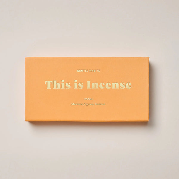 jumbled this is incense gentle habits incense stick Noosa fresh citrus ritual home fragrance burn Mandarin Lemon Bergamot Patchouli clean jumbledonline australia australian made 