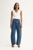 Mason Barrel Leg Jean Dark Indigo
