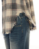 Cutaway Bleached Flannel Shirt