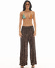 Fame Embellished Pants Chocolate