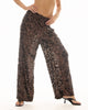 Fame Embellished Pants Chocolate