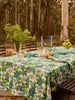Summer Patch Blue Tablecloth styled