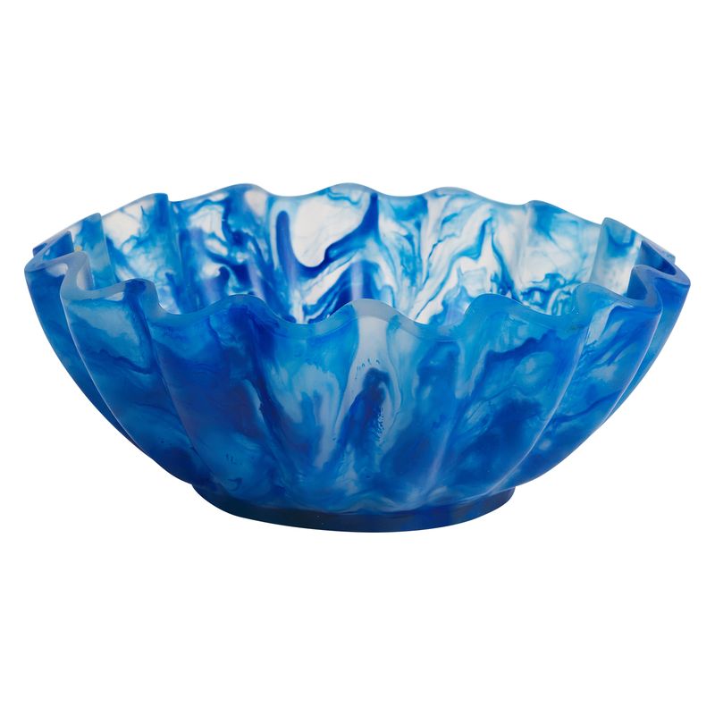 jumbled sage and clare resin Venus bowl lapis blue cobalt salad fruit bowl entertaining bench top kitchen gift statement styling handmade australia jumbledonline