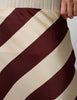 jumbled stella and gemma liv skirt merlot stripe maroon Burgundy beige bias cut winter womens fashion australia maxi silk jumbledonline