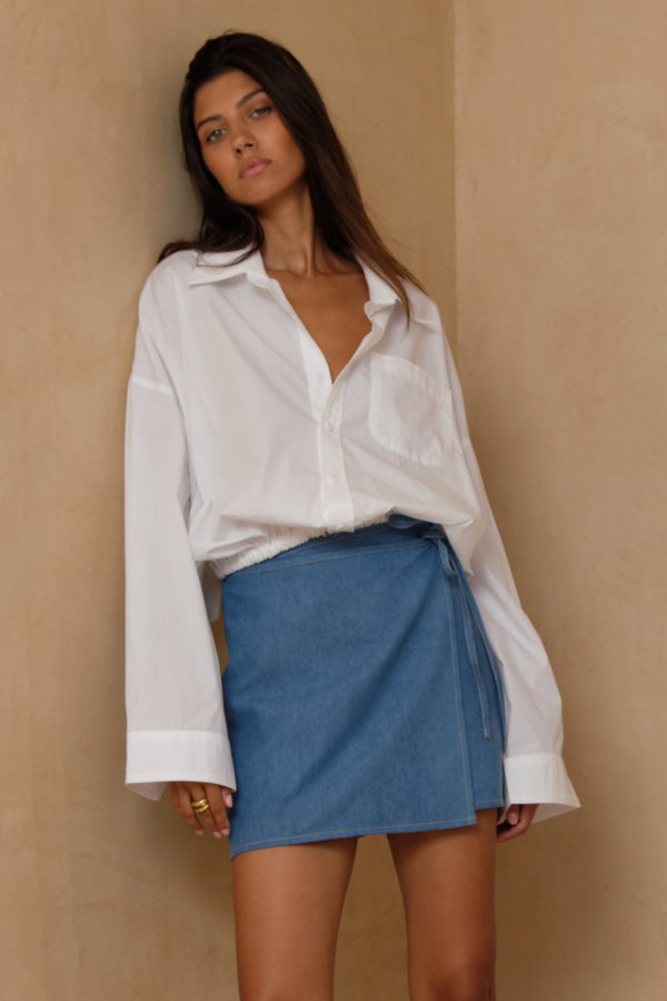 Marcoola Shirt - Crisp White